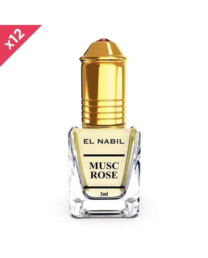 Perfume Extract | MUSC ROSE Roll-On x12 by EL NABIL