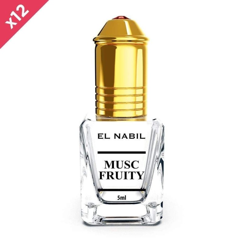 Perfume Extract | Roll-On MUSC FRUITY x12 by EL NABIL Perfume Extract | Roll-On MUSC FRUITY x12 by EL NABIL