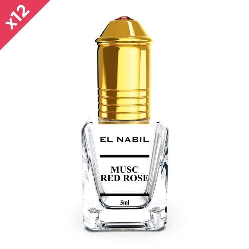 Perfume Extract | Roll-On MUSC RED ROSE x12 by EL NABIL