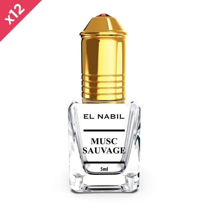 Perfume Extract | MUSC SAUVAGE Roll-On x12 by EL NABIL Perfume Extract | MUSC SAUVAGE Roll-On x12 by EL NABIL