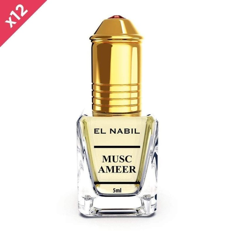 Perfume Extract | Roll-On MUSC AMEER x12 by EL NABIL Perfume Extract | Roll-On MUSC AMEER x12 by EL NABIL